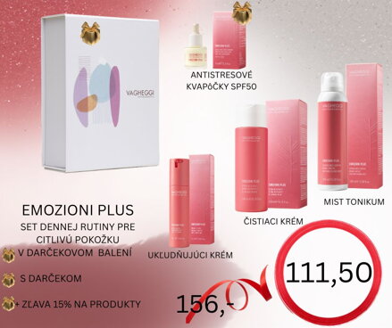 EMOZIONI PLUS SET DENNEJ RUTINY V DARČEKOVOM BALENÍ