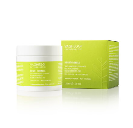 BRIGHT FORMULA REGENERAČNÉ PEELINGOVÉ TAMPÓNIKY 20% (KOMPLEX GLYKOLOVÁ + M KYSELINA) 70 KS