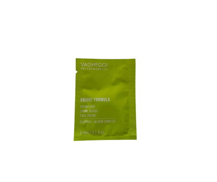 BRIGHT FORMULA OBNOVUJÚCI RÉM NA TVÁR S KOMPLEXOM GLYKOLOVÝCH + M KYSELÍN 3 ML V Z O R K A
