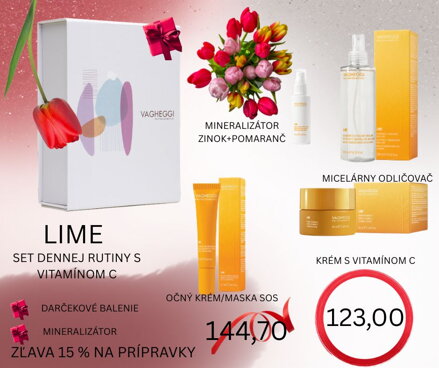 LIME SET DENNEJ RUTINY S VITAMÍNOM C V DARČEKOVOM BALENÍ