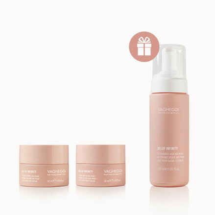 DELAY INFINITY rutina starostlivosti o pleť age care