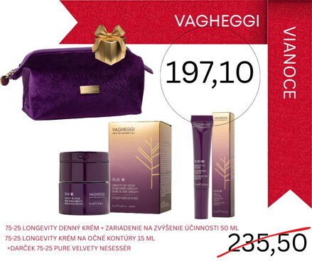 75.25 LONGEVITY LUXUSNÝ SET 3 V ZAMATOVOM  NESÉSERI