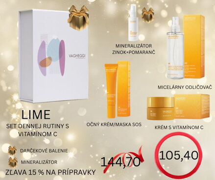 LIME SET DENNEJ RUTINY S VITAMÍNOM C V DARČEKOVOM BALENÍ