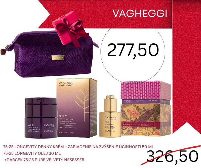 75.25 LONGEVITY LUXUSNÝ SET 1  V ZAMATOVOM NESÉSERI