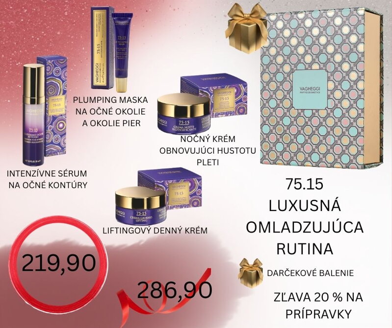 75.15 LUXUSNÁ OMLADZUJÚCA RUTINA V DARČEKOVOM BALENÍ